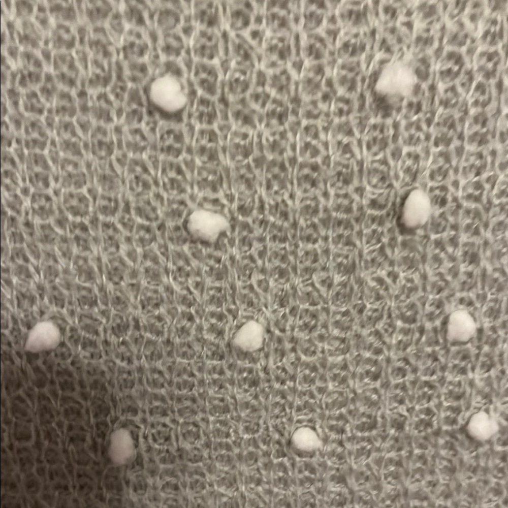 Gray Polka Dot Women's Top - Picture 3 of 3